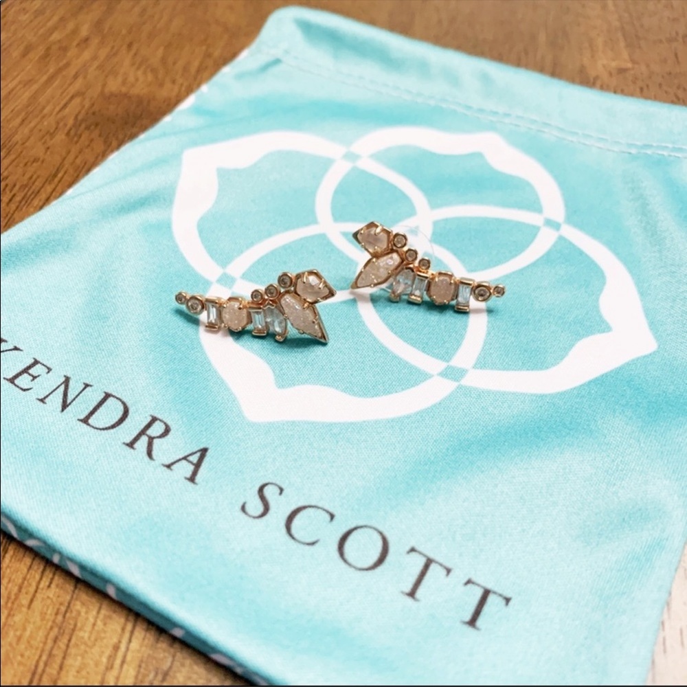 Kendra Scott ‘Ashlyn’ Ear Climbers in Rose Gold